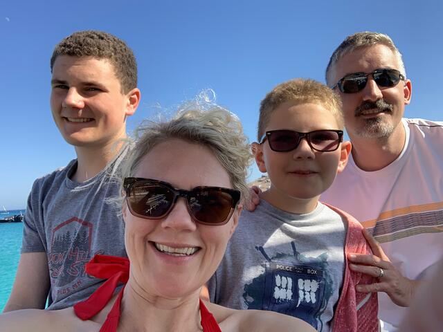 Dr. Julia Jasken and family