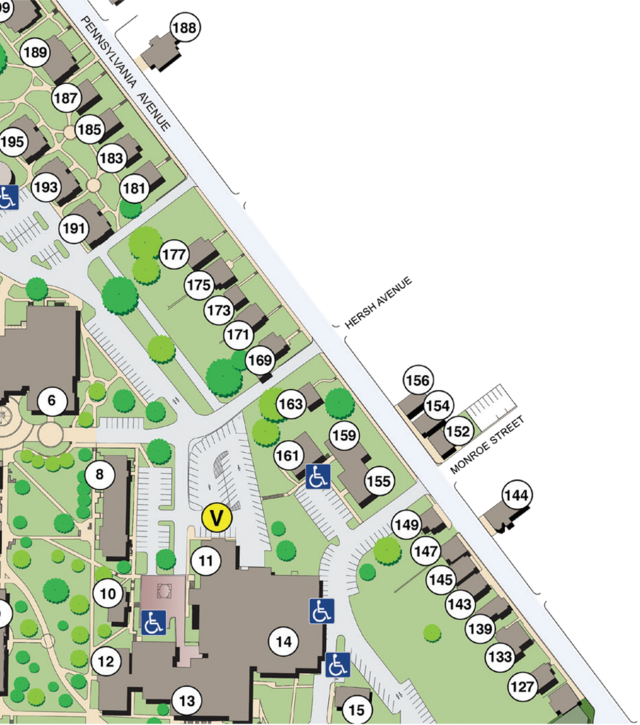 PA Ave housing map