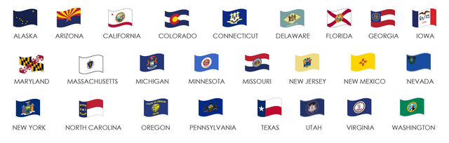 25 states of commencement