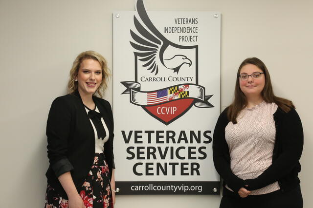 Internship Sarah Rinker and Amber Walker Carroll County Veterans Services Center