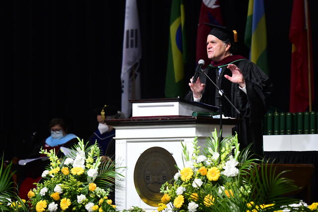 Dan Rodricks at 2022 Grad Commencement Ceremony