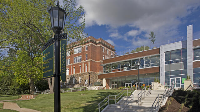 view of Roj Student Center