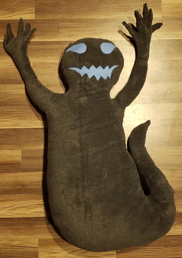 A monster made out of clay