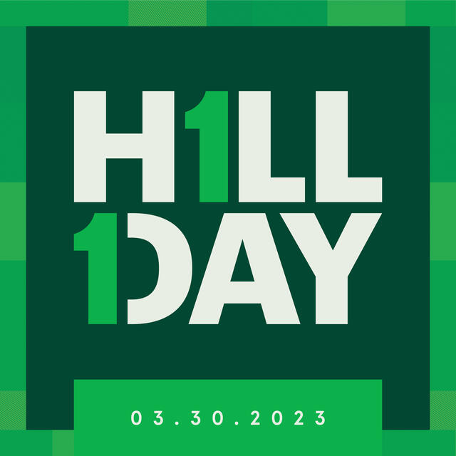 One Hill, One Day Instagram square graphic
