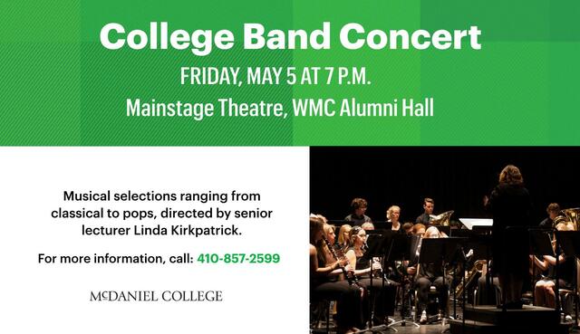 College Choir Concert Digital Sign.