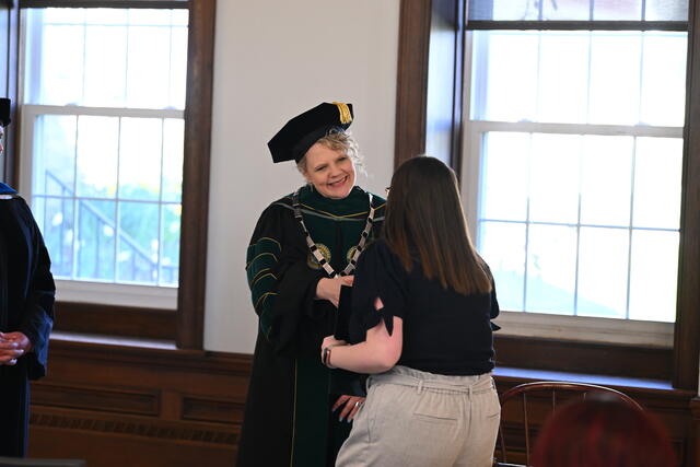 Students inducted into Phi Beta Kappa 