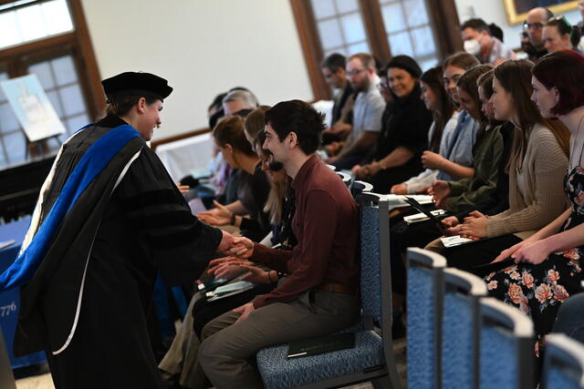 Students inducted into Phi Beta Kappa 