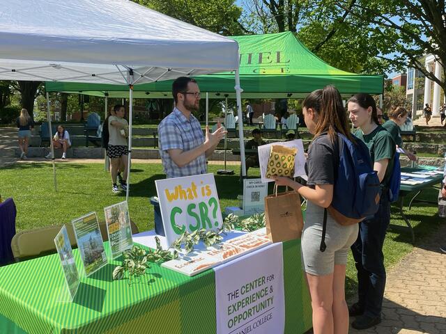 McDaniel College Earth Day fair 