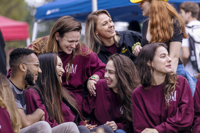 Students Tailgating