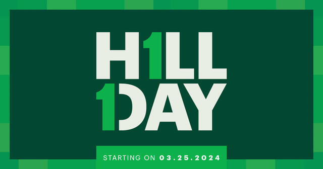 One Hill One Day Linked In Graphic