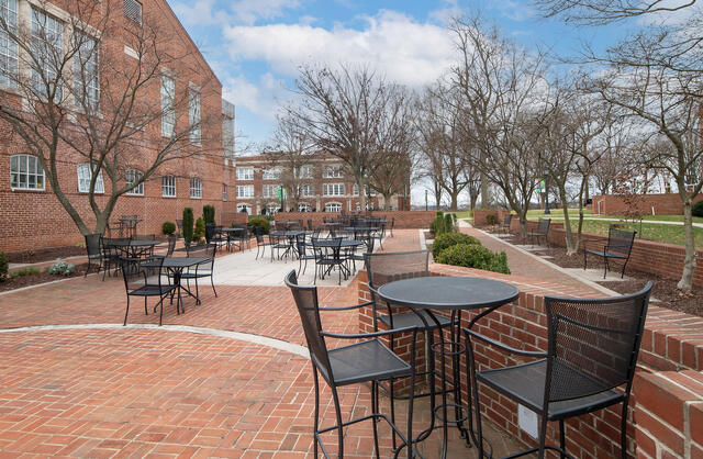 Hoover Library Terrace
