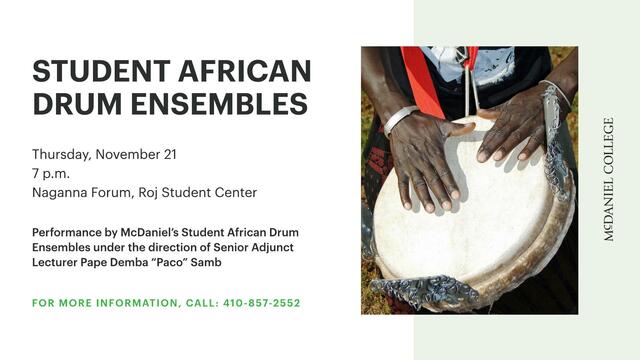 Student African Drum Fa24