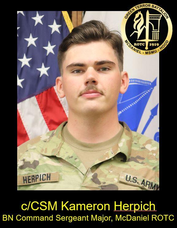 CDT BN Command Sergeant Major- Kameron Herpic