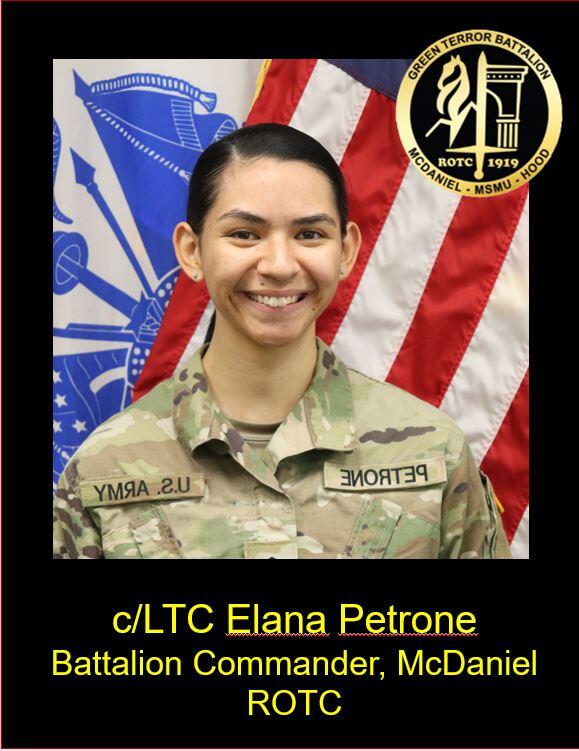 CDT Battalion Commander- Elana Petrone