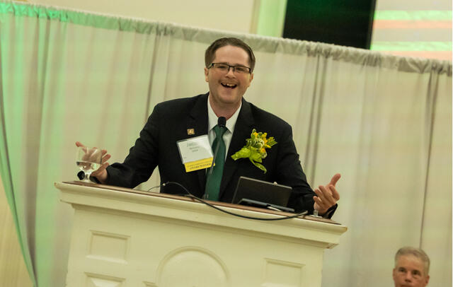 Jacob R. McCurry 2009, MS 2013, Community Service Award