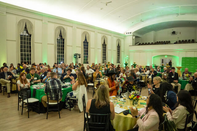 Alumni Assoc Awards celebration in Big Baker Chapel