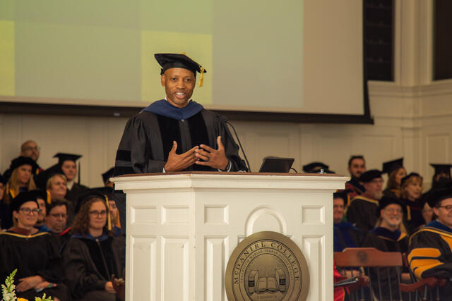 College Chaplain Richard Smith Intro Convocation 25