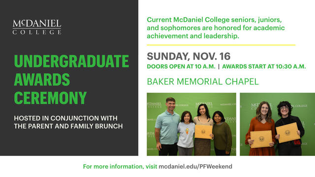 UG Awards Ceremony sign 2025