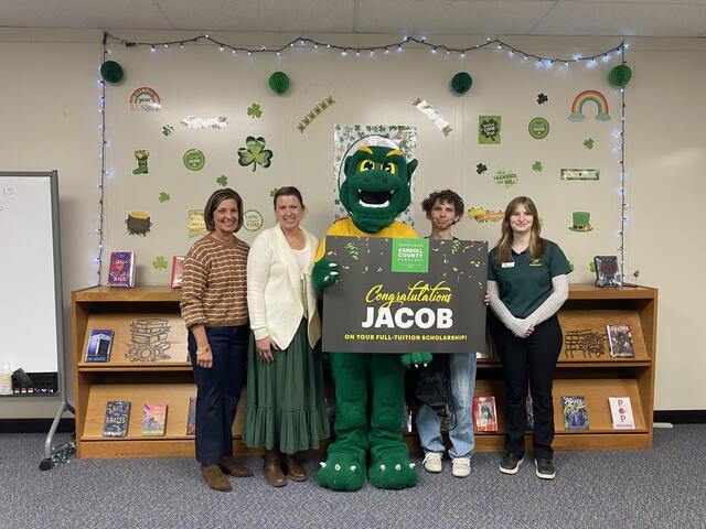 Jacob Noonan with Admissions