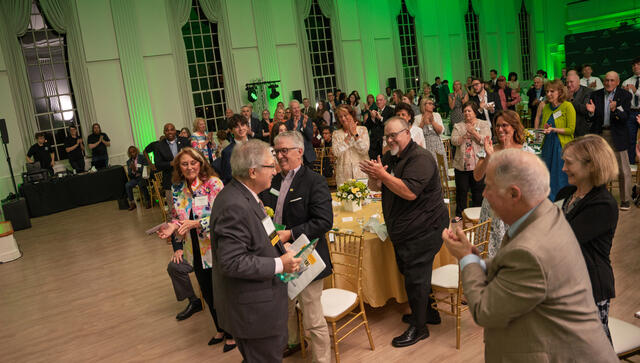 Standing ovation for Chuck Sullivan '72, Alum of the Year