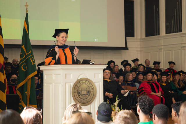 Provost Caroline Sherman