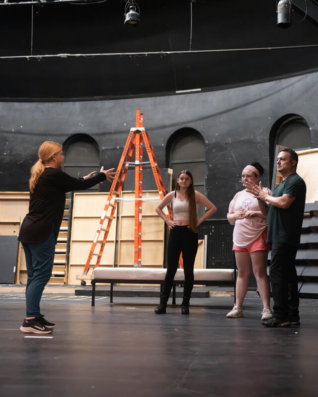 Dracula Rehearsal