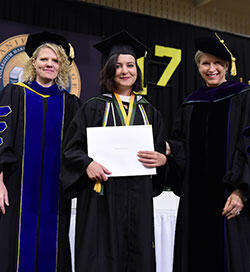 âCristina Anselma Stockton-Juarez, who graduates magna cum laude and a College Scholar with an Art History and Environmental Studies double major, earned the top writing award for her Art History honors paper