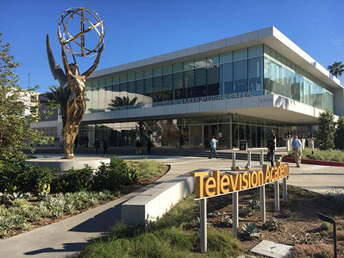 A photo of the Saban Media Center at the Television Academy. 