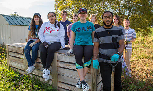 Gardening crew.