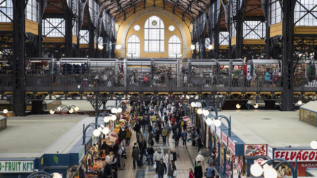 Budapest market.