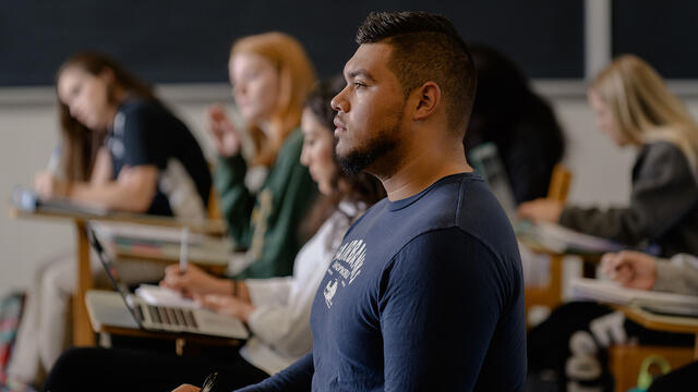 Students in classroom.