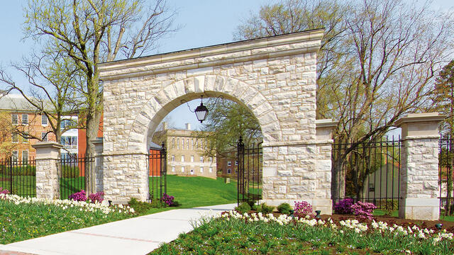 The Arch in Spring.