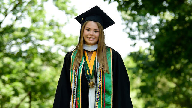 Taylor Bauman 2019 Argonaut and Mary Ward Lewis awardee