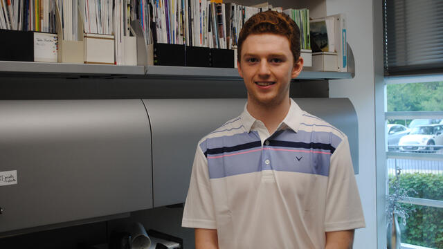 Molecular Biology major Cooper Hostetler 