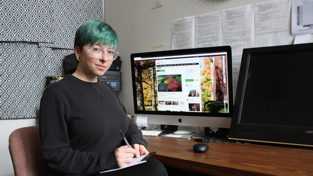 Marya Kuratova, an English major at McDaniel College, is the national winner of the "Dear Abby" scholarship contest.