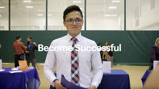 Become Successful | McDaniel Student at Interviewing Day