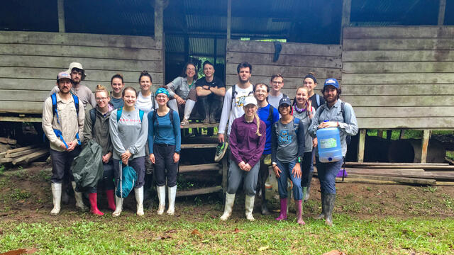 Forest Online students who traveled to Peru 