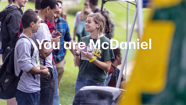 McDaniel students tailgating