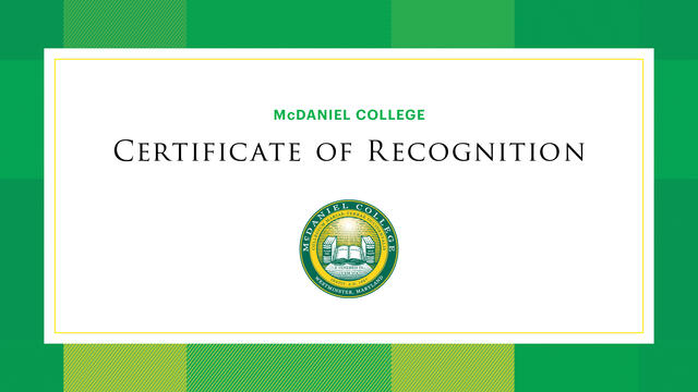 McDaniel College announces its Spring 2020 Dean's List, recognizing full-time undergraduate students for outstanding academic achievement.