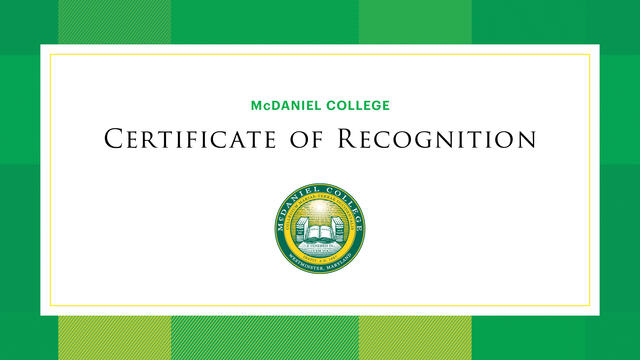 McDaniel College announces its Spring 2020 Dean's List, recognizing full-time undergraduate students for outstanding academic achievement. 