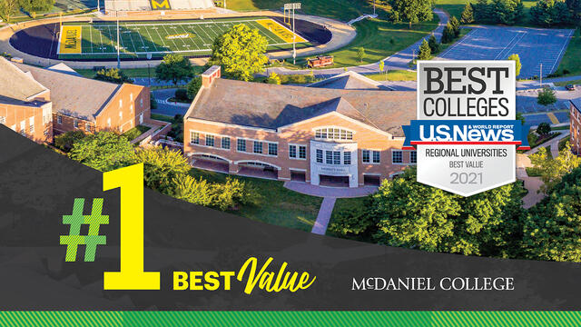 McDaniel College #1 Best Value by US News 2021