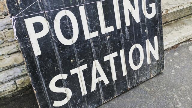 Polling station graphic