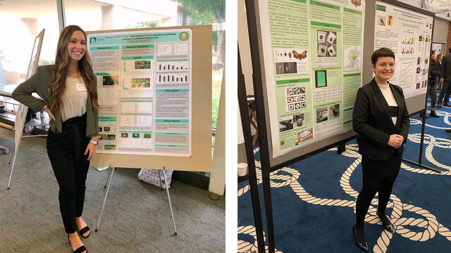 McDaniel seniors Kaitlin Murphy and Anna Kuhn are presenting at the Entomological Society of America’s Entomology 2020 Virtual Meeting with presentations available to be viewed Nov. 11 through Nov. 25. 