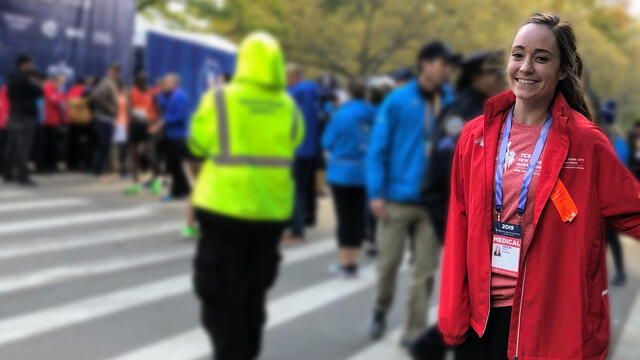 Kaitlin Mahoney at NY marathon 2019