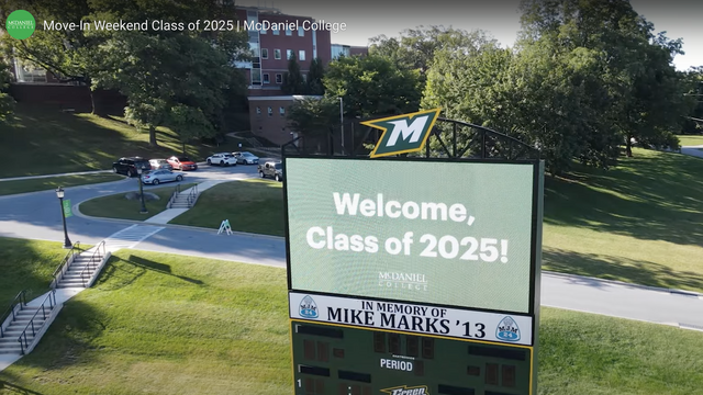 welcome McDaniel Class of 2025
