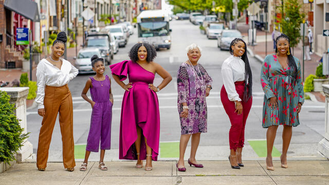 Ashley Day-Gibbs with Women Leading Baltimore’s event Power of a Woman. Photo by Jermaine Gibbs