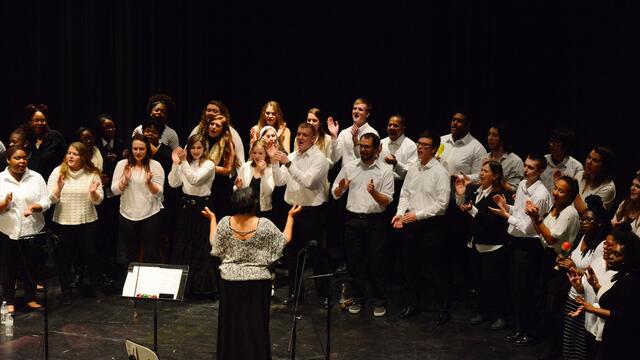 McDaniel College Gospel Choir directed by Shelley Ensor