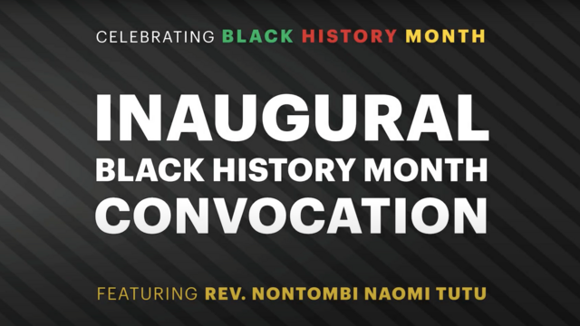 Black History Month Convocation Feb 2022