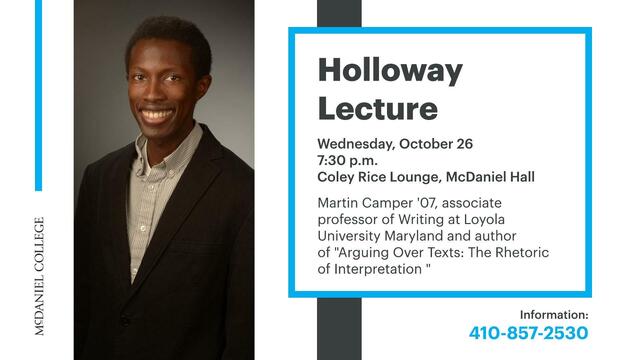 Martin Camper Holloway Lecture