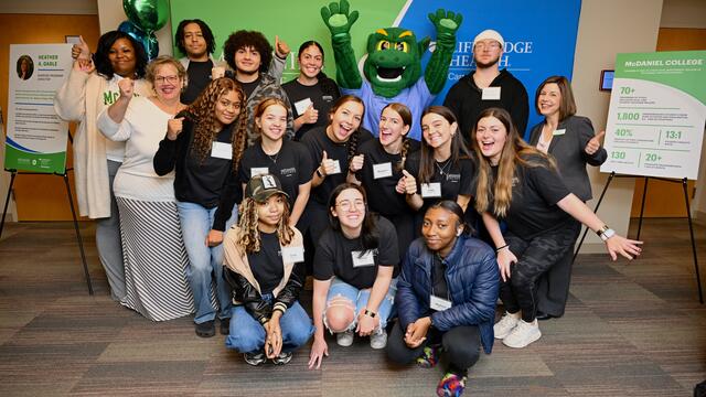 McDaniel Nursing students announcement